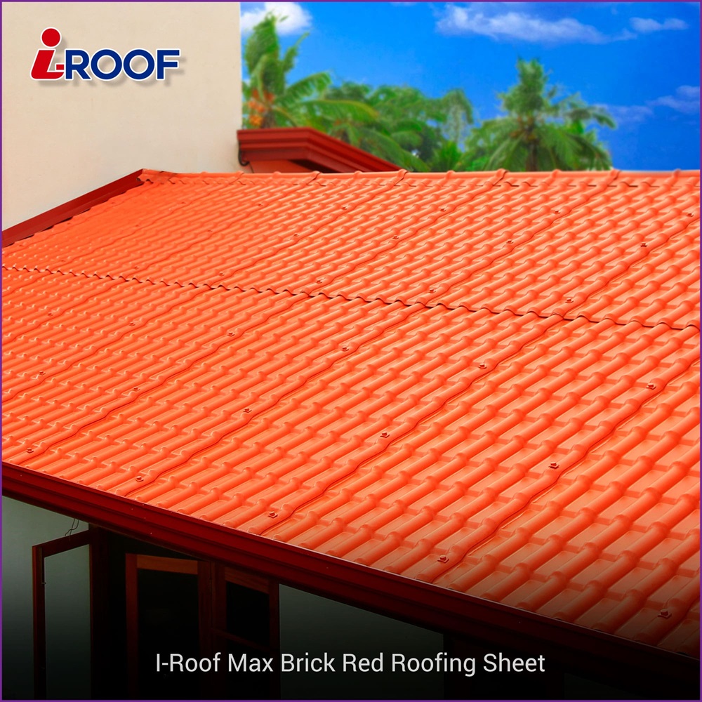 iRoof Max Roofing Sheet Brick Red