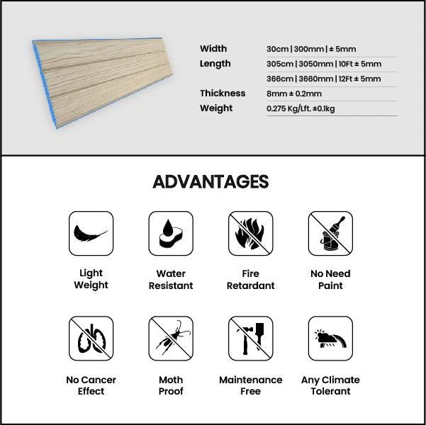 iPanel Lite Fine Wood Ceiling Sheet Advantages iPanel Lite Fine Wood Ceiling Sheet Advantages