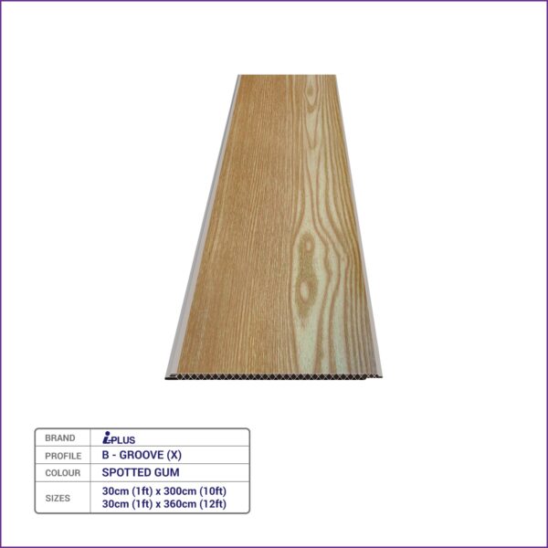 iPlus B-Groove Spotted Gum Ceiling Sheet