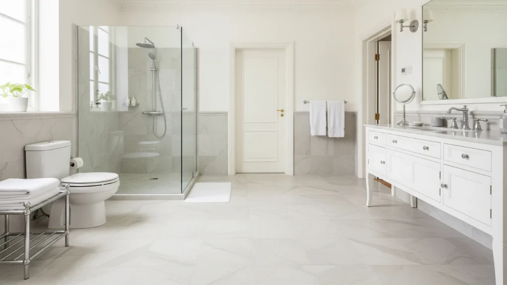 03. Luxury Vinyl Flooring vs Ceramic Tile Pros and Cons for Bathroom Flooring
