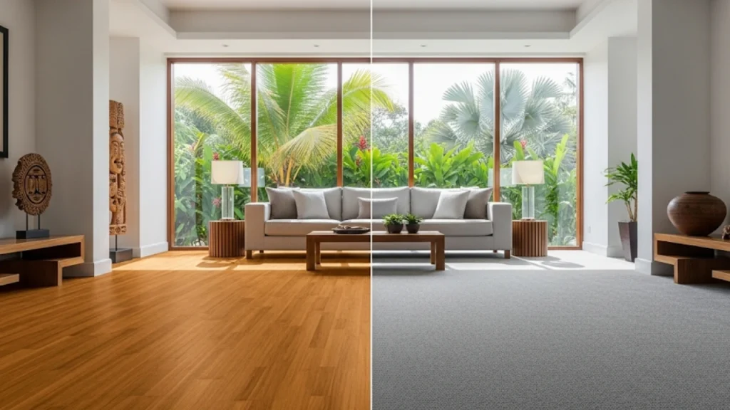 vinyl flooring vs carpet flooring Sri Lanka